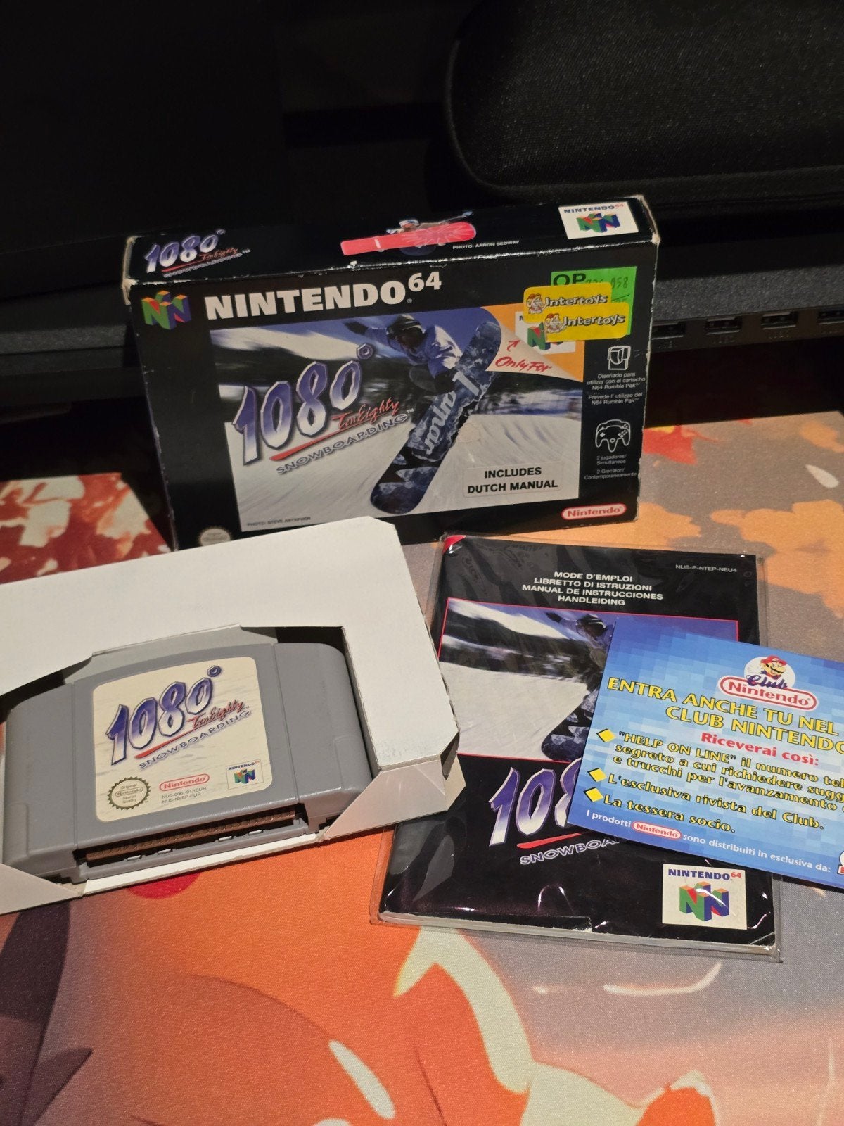 1080 Snowboarding CIB N64, Ophalen of Verzenden, Zo goed als nieuw, Sport, 3 spelers of meer