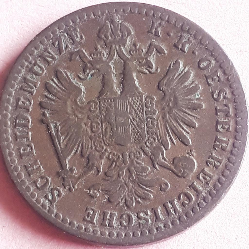 OOSTENRIJK : 1 KREUZER 1861 A KM 2186, Postzegels en Munten, Munten | Europa | Niet-Euromunten, Ophalen of Verzenden, Oostenrijk