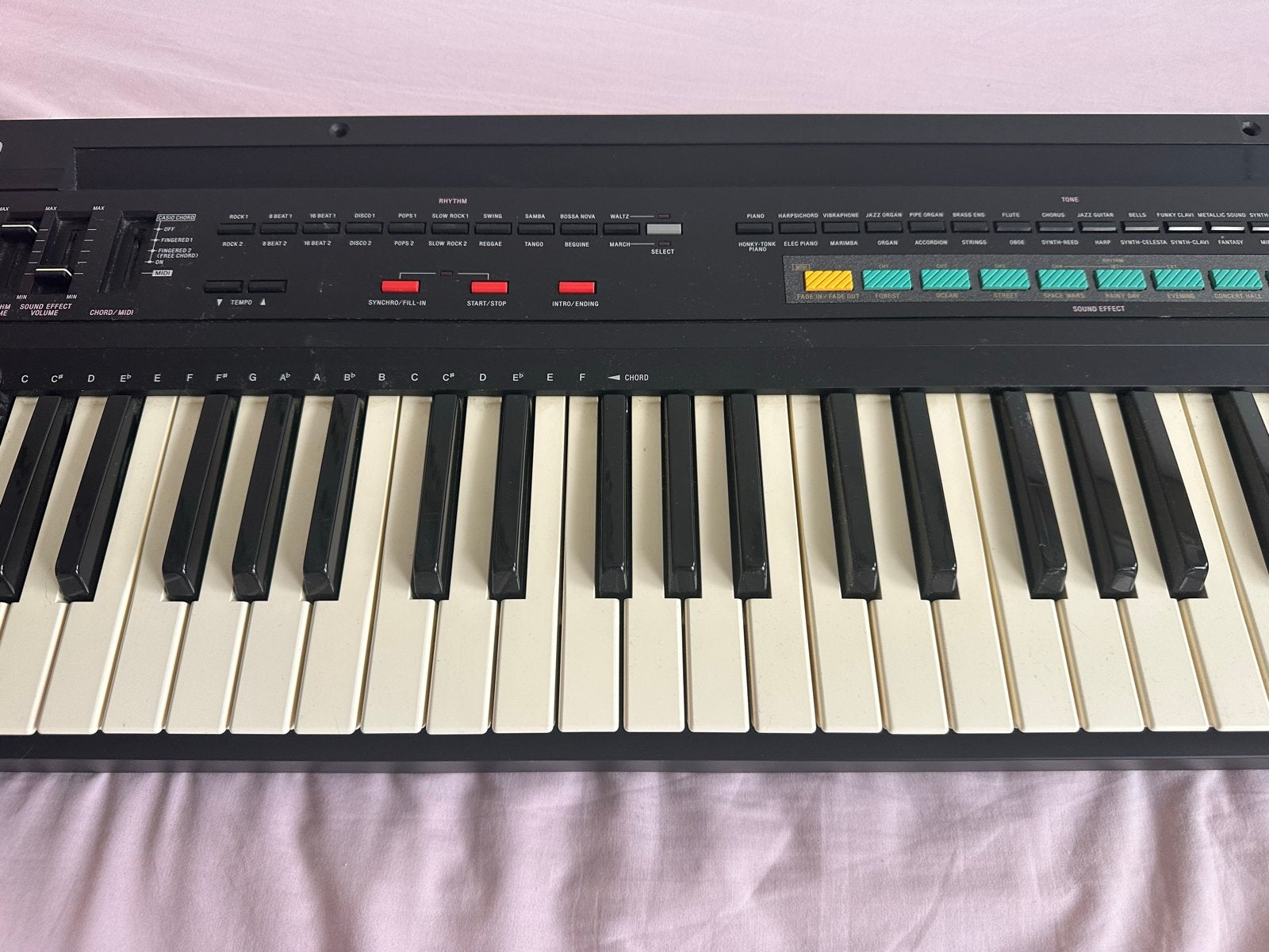 Casio Casiotone CT-460 Keyboard - Vintage Synthesizer, Casio, Midi-aansluiting, Ophalen of Verzenden, 61 toetsen