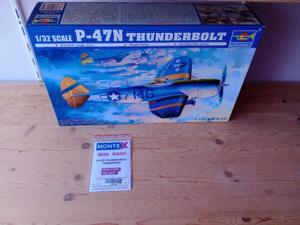 1/32 P-47N Trumpeter, Overige merken, Nieuw, Ophalen of Verzenden, Groter dan 1:72