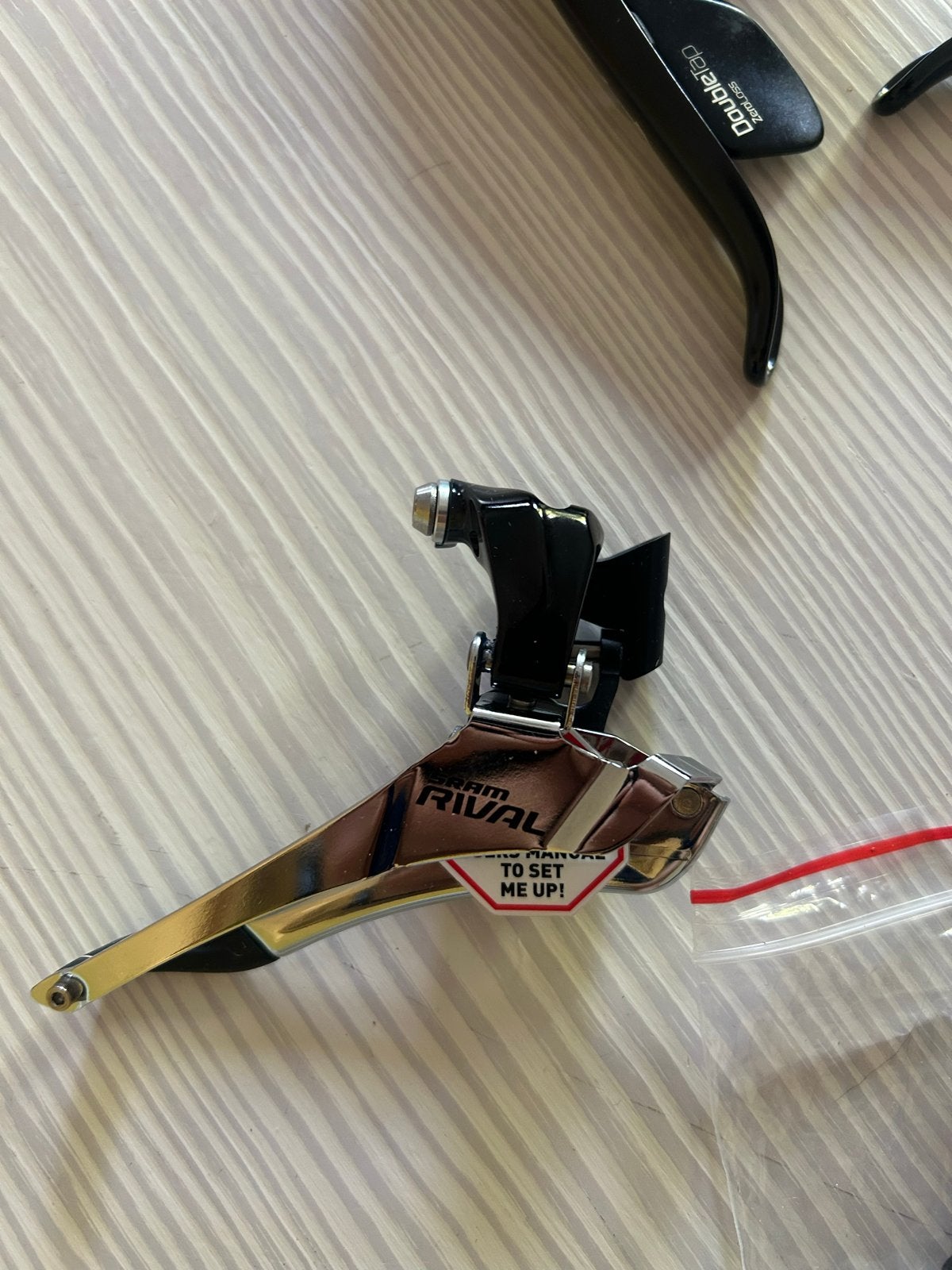 SRAM  Rival Mechanische Groepset, Ophalen of Verzenden, Gebruikt, Racefiets, Derailleur of Ketting