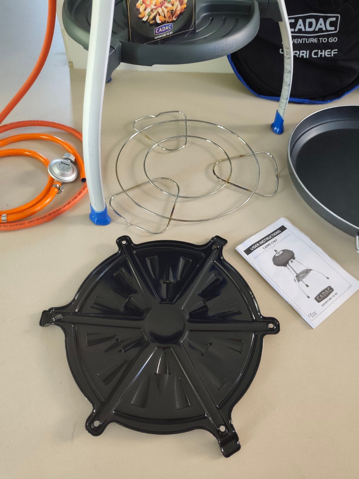 Cadac Carri Chef BBQmet accessoires, Ophalen, Zo goed als nieuw, Cadac