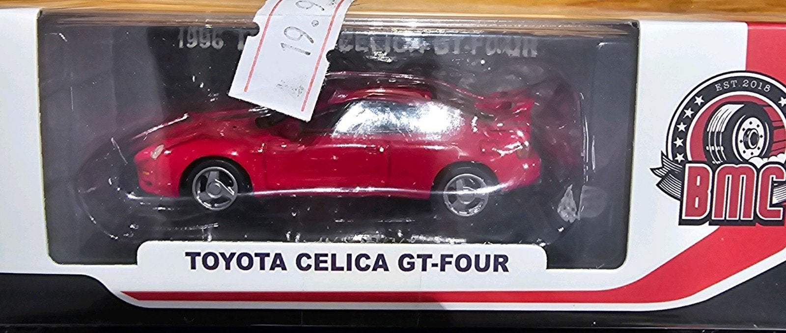 Toyota Celica GT-Four 1996 Modelauto - Nieuw in Doos, Onbekend, raadpleeg verpakking, Nieuw, Ophalen of Verzenden, Onbekend, raadpleeg verpakking