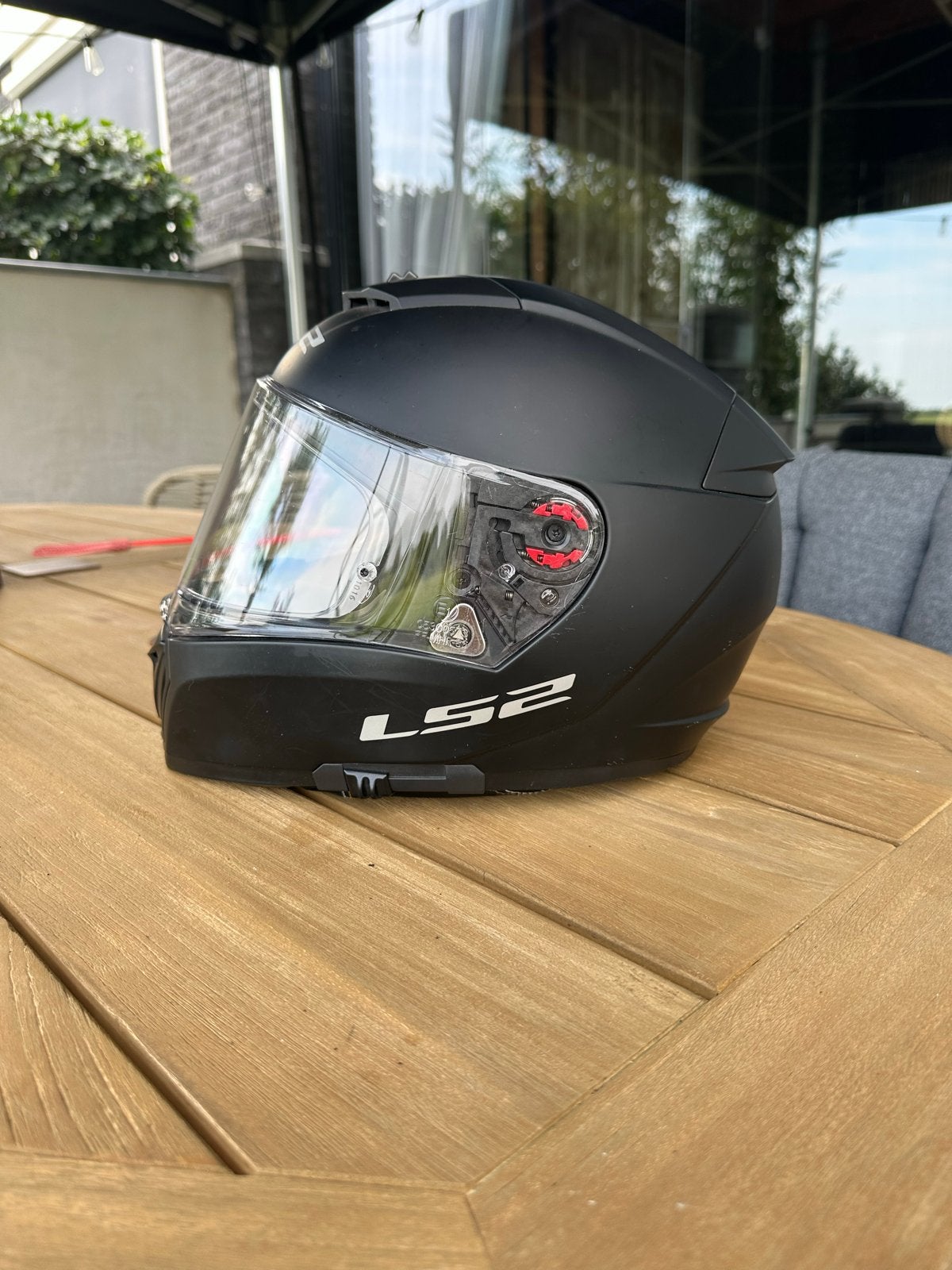 LS2 Breaker Integraalhelm Mat Zwart Maat S, Motoren, Kleding | Motorhelmen, Integraalhelm, S, Dames, Tweedehands