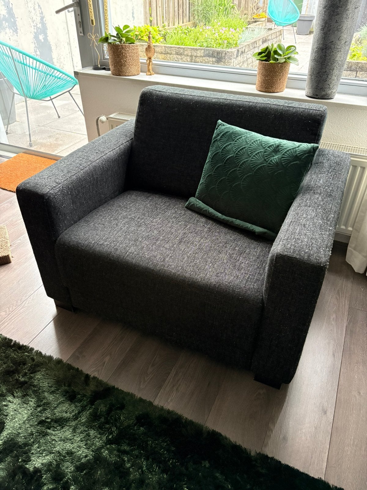 Loveseat, Ophalen, Tweepersoons, 75 tot 100 cm, Zo goed als nieuw