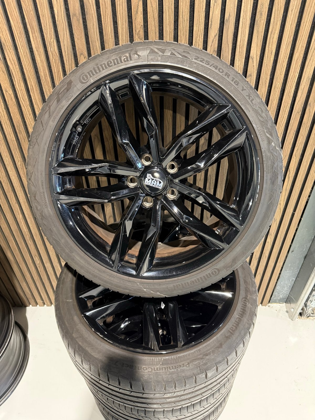 Audi - vw - seat velgen  5 x 112 zwart MAM 18 inch, Ophalen, 18 inch, Gebruikt, Banden en Velgen