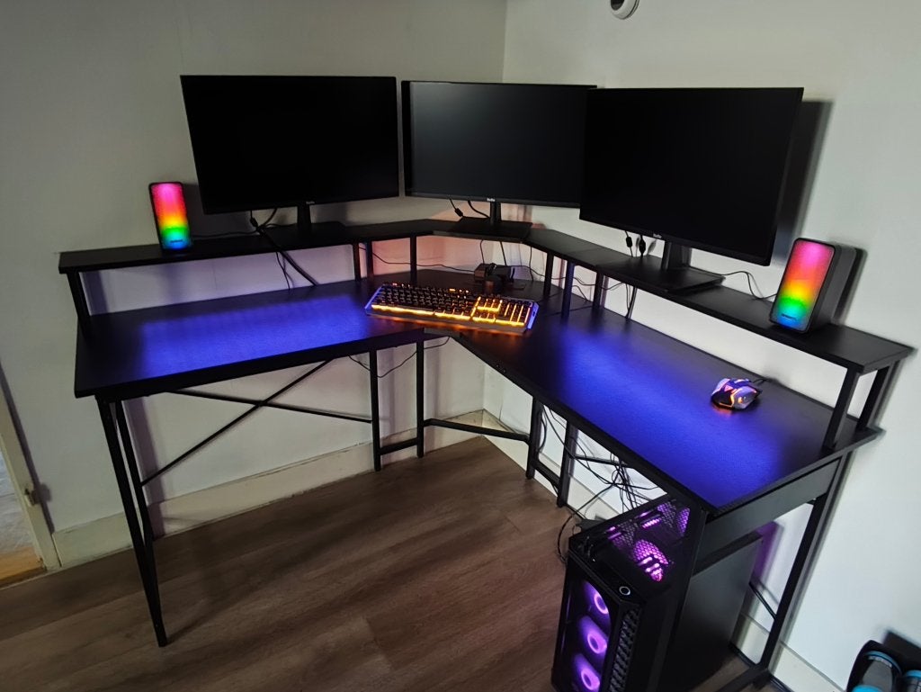 Complete gaming setup (pc), Computers en Software, Custom Build, Zo goed als nieuw, AMD Ryzen 7, Gaming