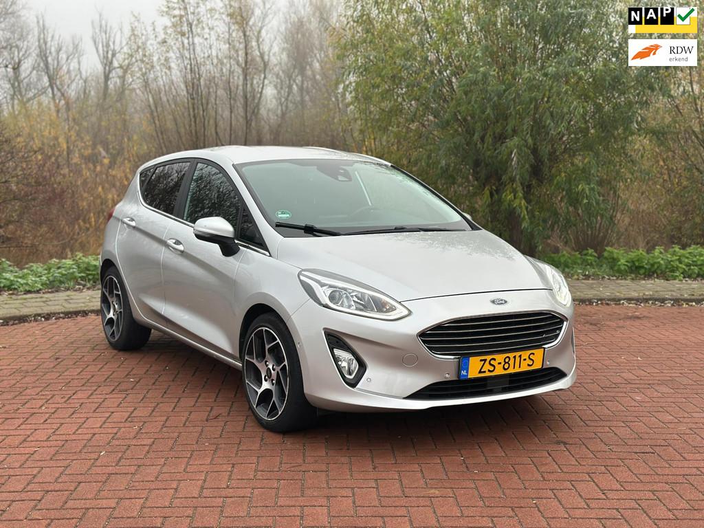Ford Fiesta 1.0 EcoBoost Titanium Nap/Cam/Full opties, Voorwielaandrijving, Gebruikt, Euro 6, 580 kg