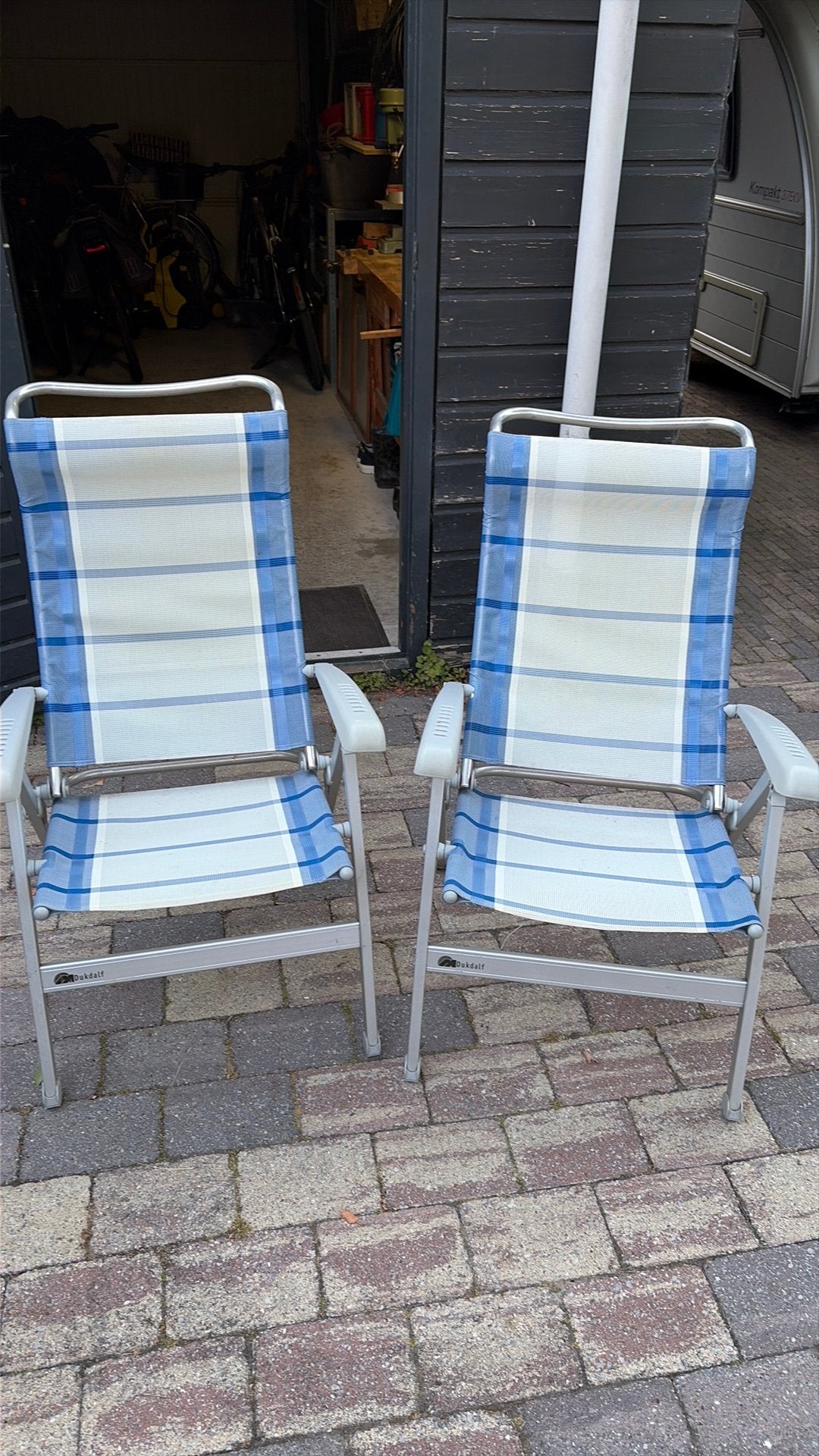 Dukdalf stoelen, Ophalen, Gebruikt, Campingstoel