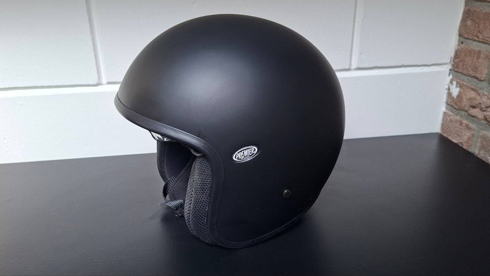 Premier Vintage helm, Motoren, Kleding | Motorhelmen, Overige merken, Jethelm, Ophalen of Verzenden, S