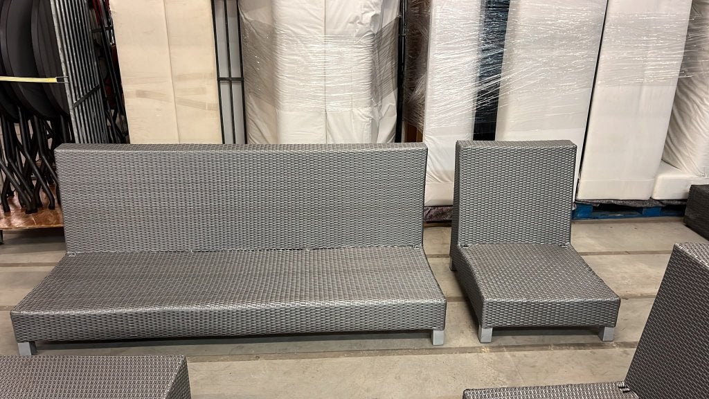 Loungeset, Ophalen, Kunststof, Gebruikt, Meer dan 8 zitplaatsen