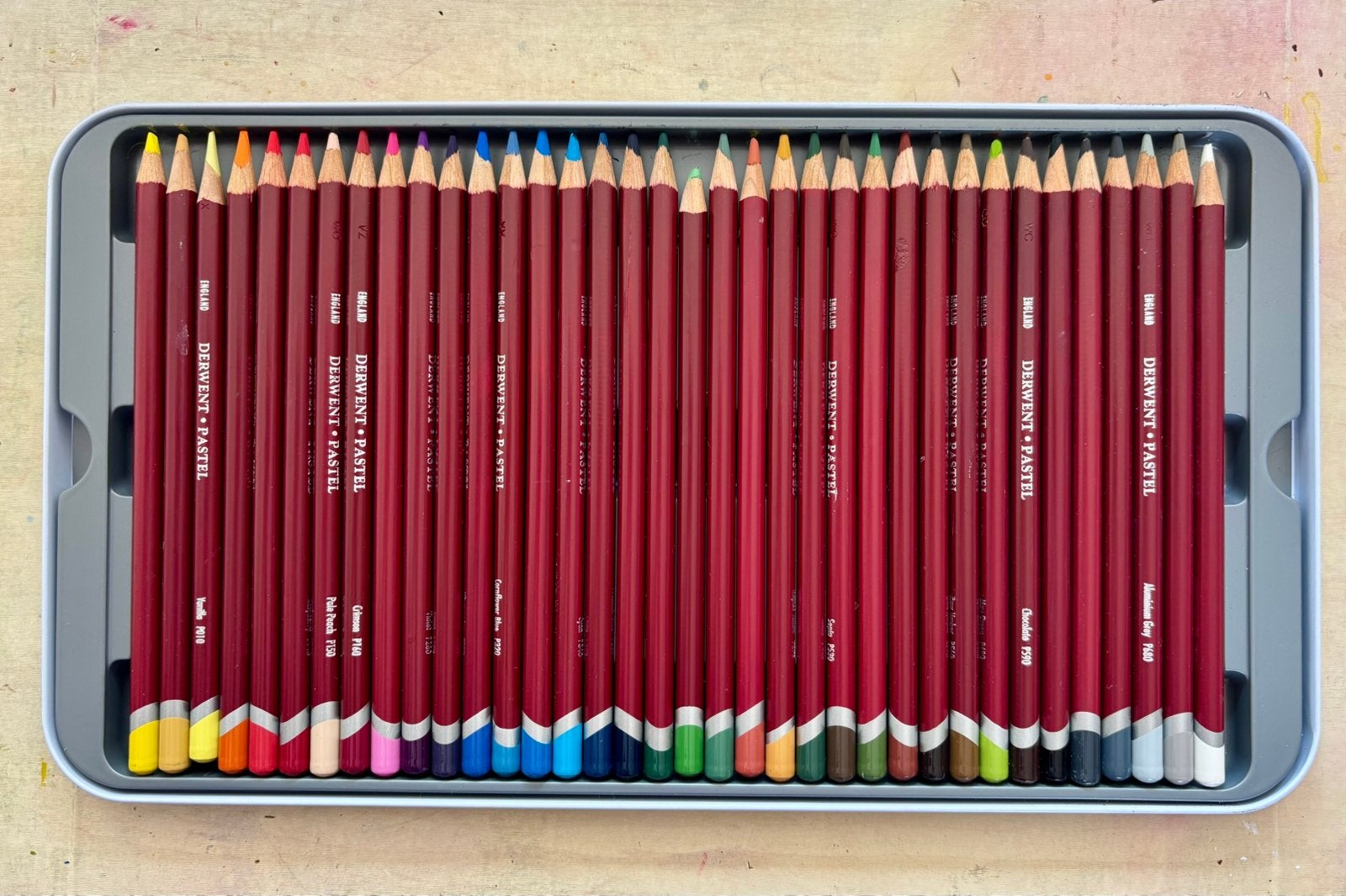 Derwent pastel potloden, Hobby en Vrije tijd, Ophalen of Verzenden, Zo goed als nieuw, Potlood of Stift