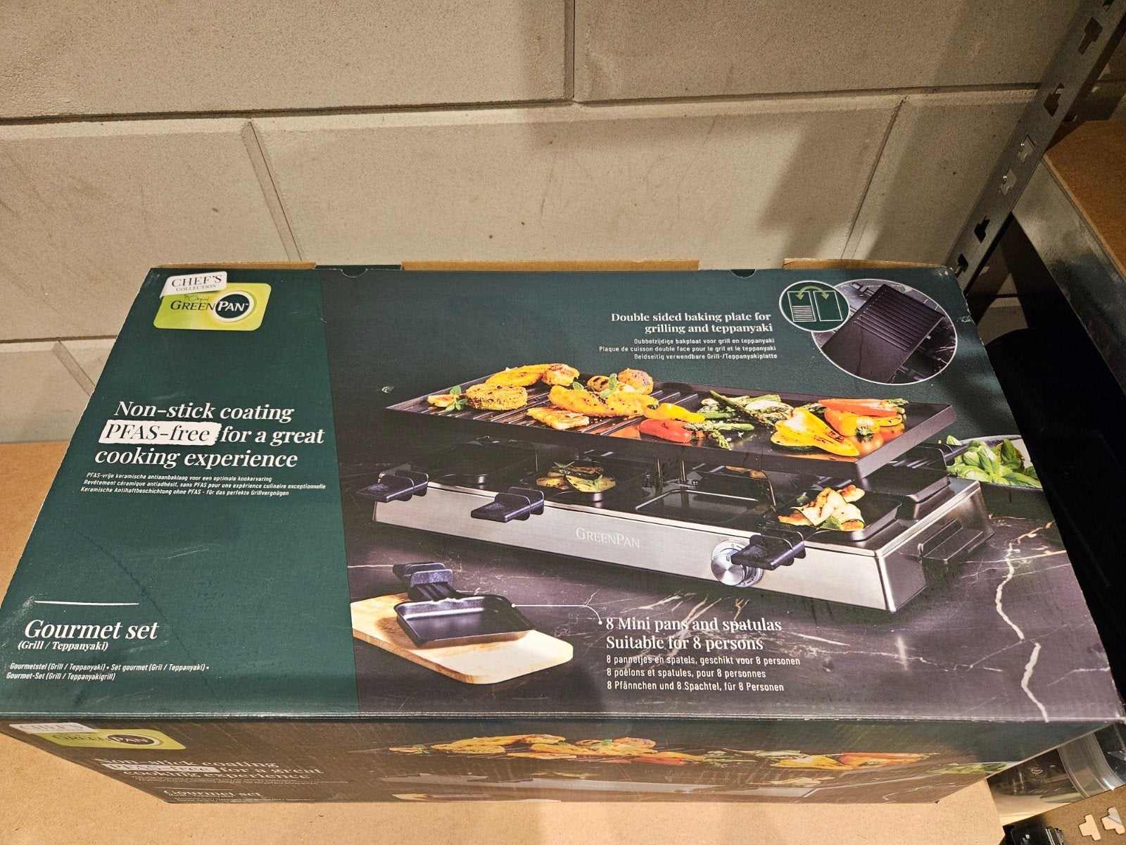 Green Pan Gourmetstel - Zo goed als nieuw, Ophalen, Zo goed als nieuw