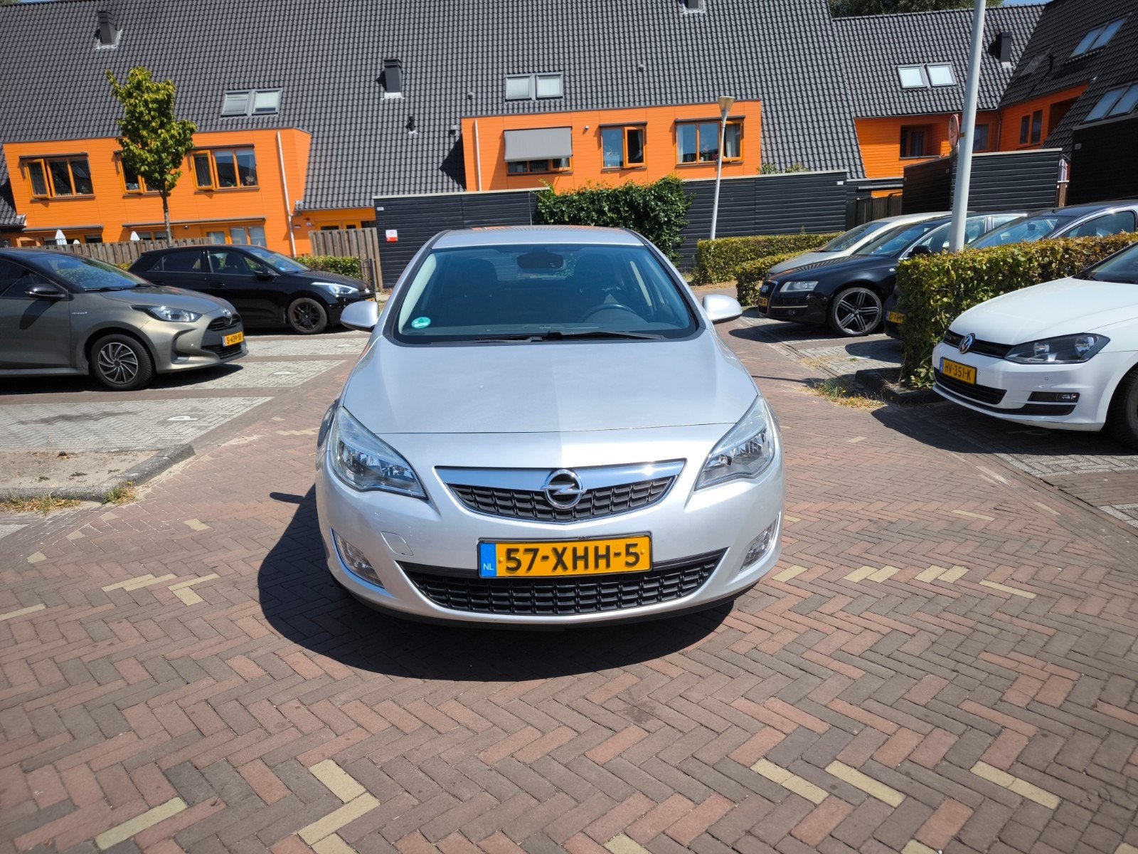 Opel Astra 1.4 Turbo 88KW 5D 2012 Grijs LM-velgen, Auto's, Voorwielaandrijving, Euro 5, Stof, 4 cilinders