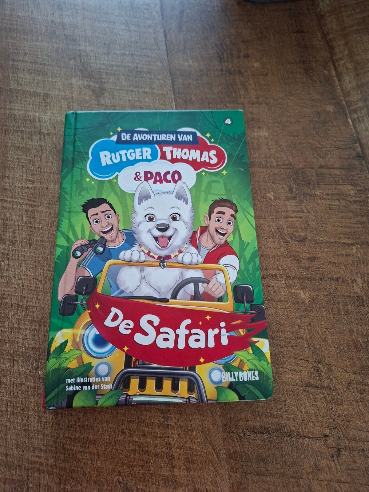 Rutger Thomas & Paco: De Safari - Avontuurlijk kinderboek, Boeken, Ophalen of Verzenden, Zo goed als nieuw, Rutger Thomas & Paco