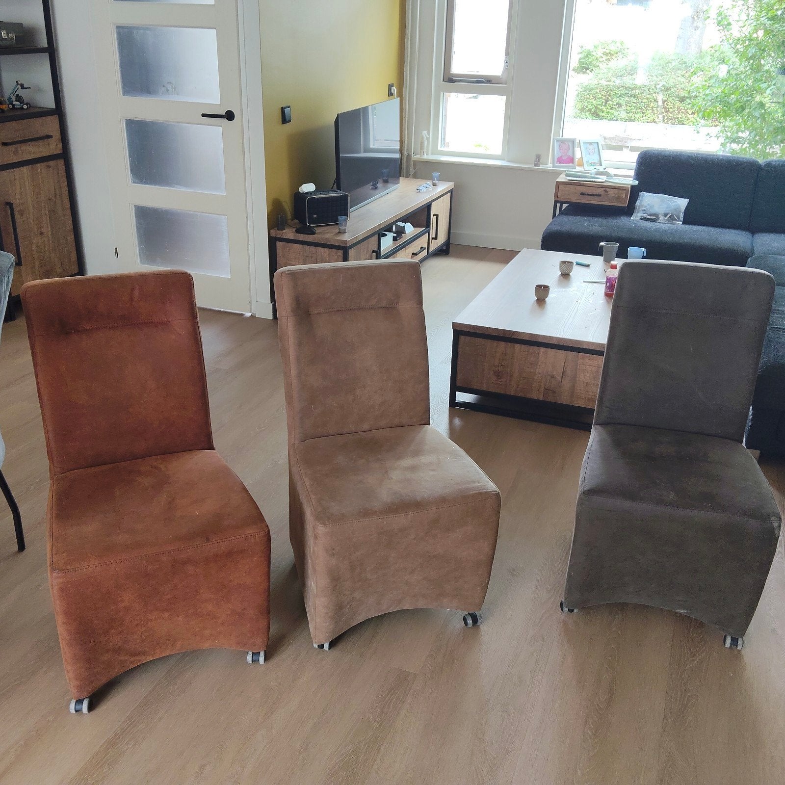 eetkamerstoelen, Ophalen, Gebruikt, Overige kleuren, Vier