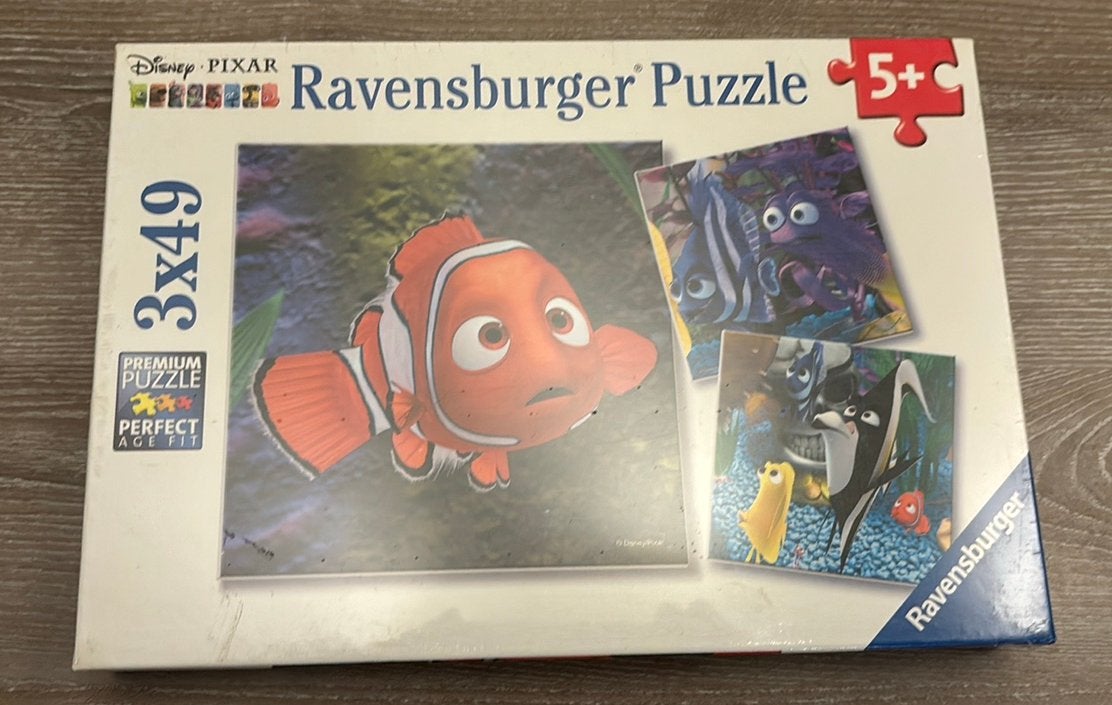 Ravensburger Disney Pixar Finding Nemo puzzel 3x 49 (Nieuw), Verzamelen, Ophalen of Verzenden, Overige figuren, Zo goed als nieuw