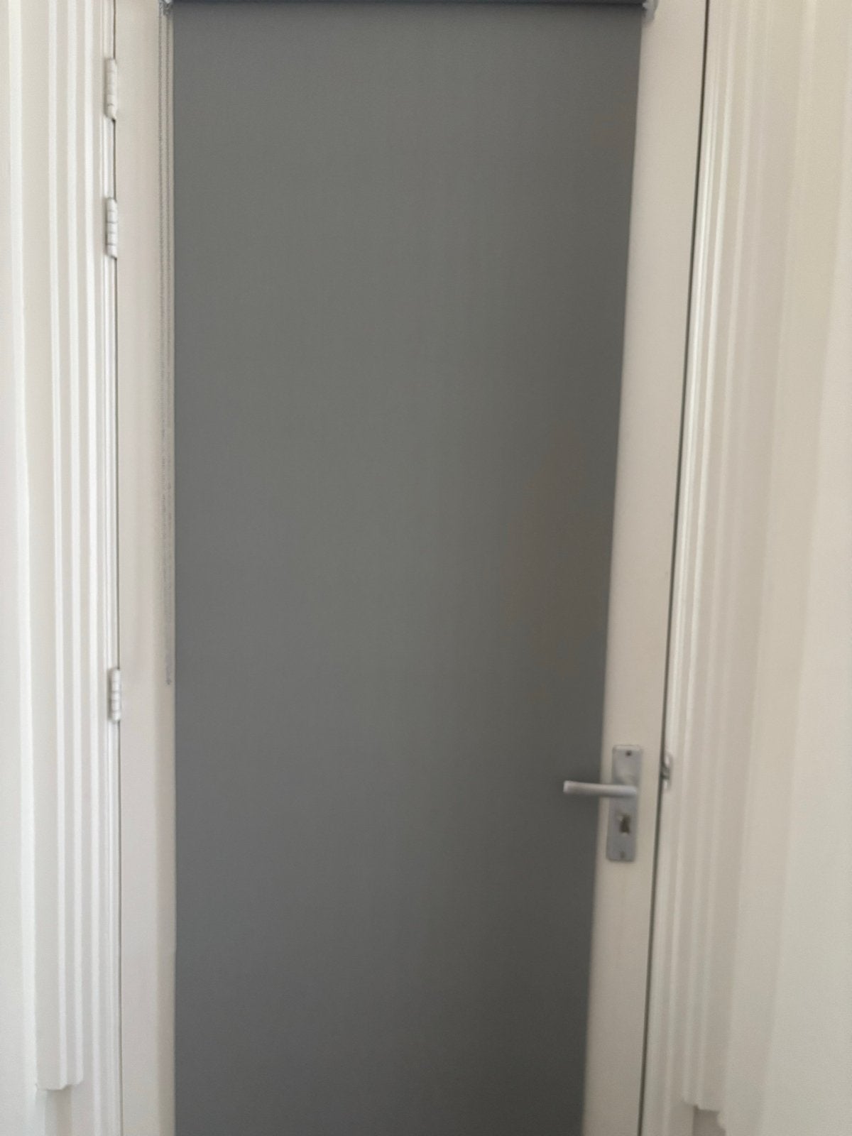 Op maat gemaakt rolgordijn h195 x b62 - Zo goed als nieuw, Ophalen, Zo goed als nieuw, Grijs