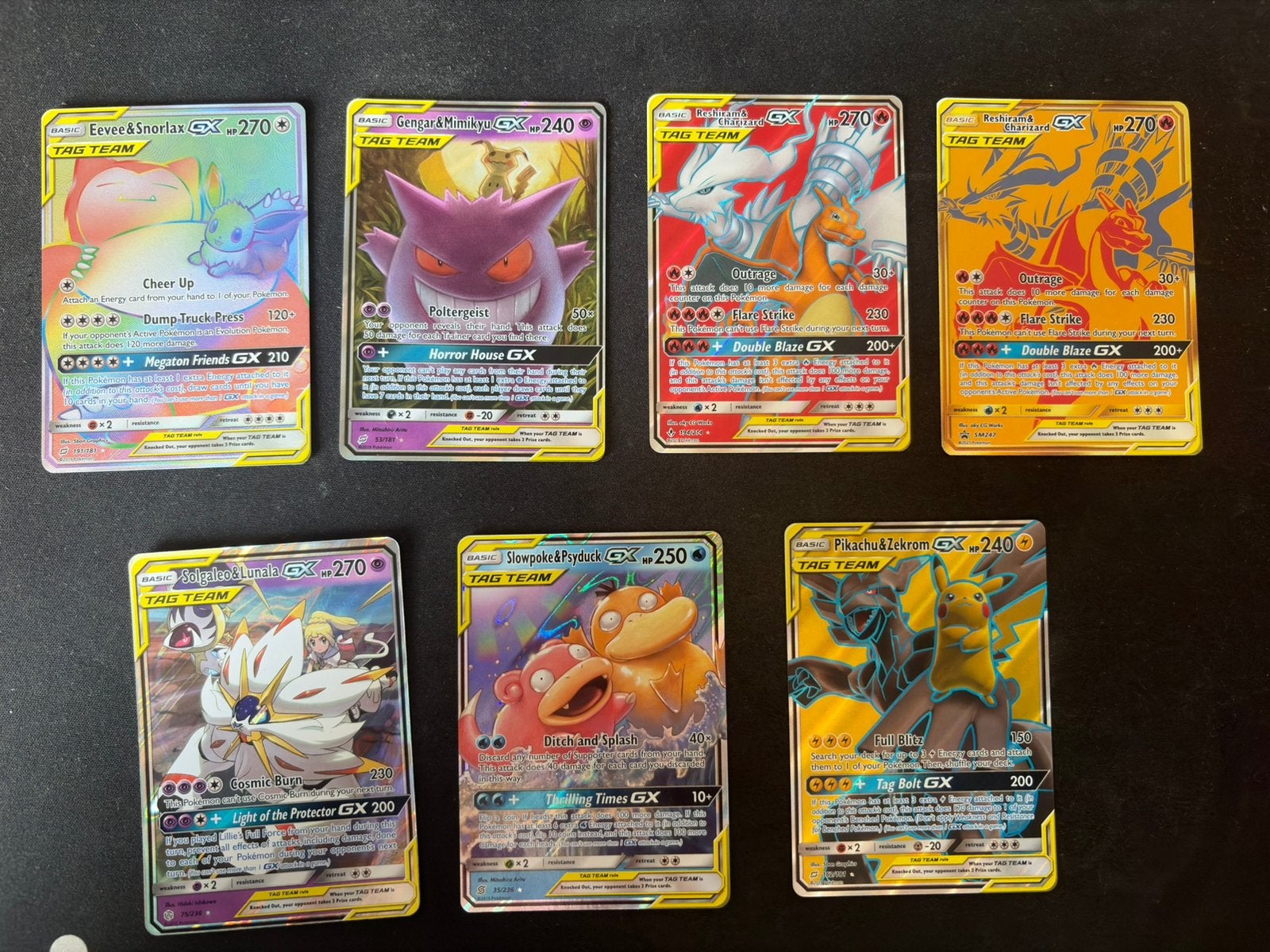 Tag Team Pokemon kaarten lotje Near mint!, Ophalen of Verzenden, Zo goed als nieuw, Meerdere kaarten
