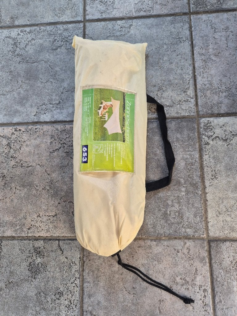 Tarp 4,5 x 4,5 meter zgan, Ophalen of Verzenden, Zo goed als nieuw