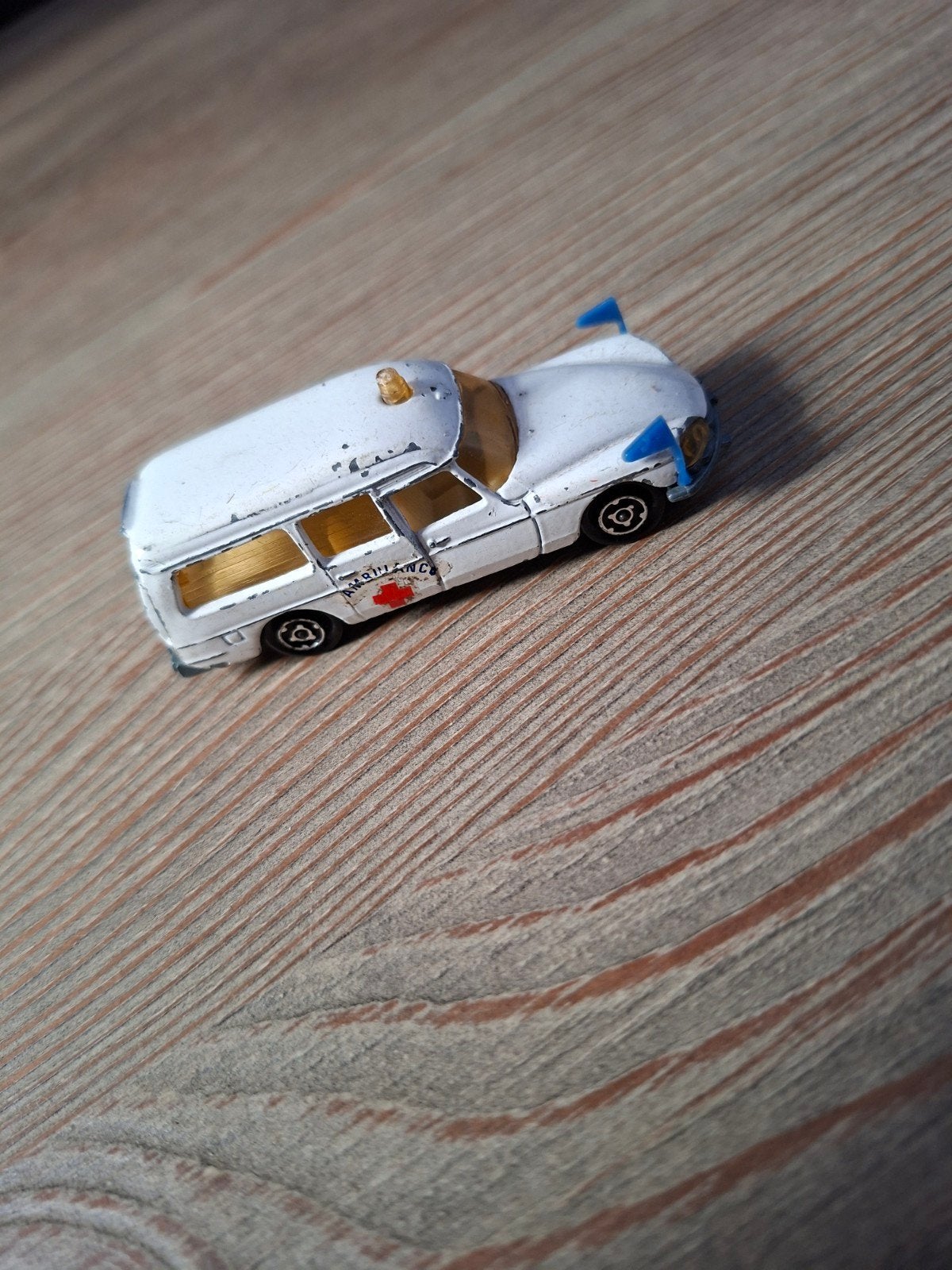 Vintage Majorette Ambulance Speelgoedauto - Gebruikt, Ophalen of Verzenden, Gebruikt