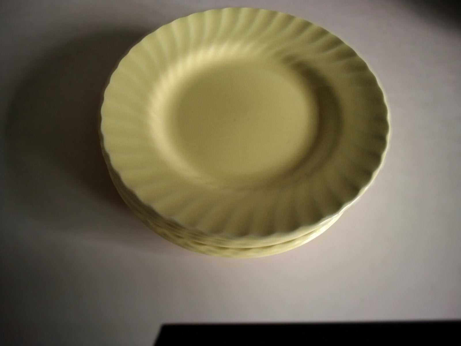 Engels royal grindley of stoke SWIRL taartbordjes, Ophalen of Verzenden, Overige stijlen