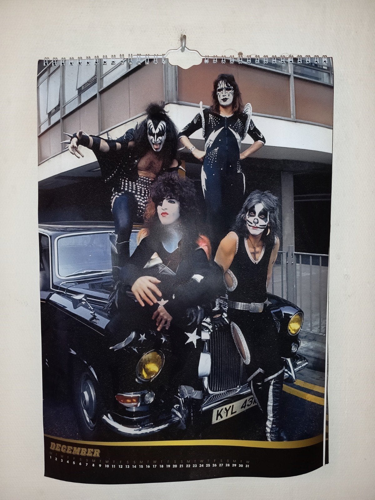 Kiss kalender 2014, Ophalen of Verzenden, Maandkalender, Zo goed als nieuw