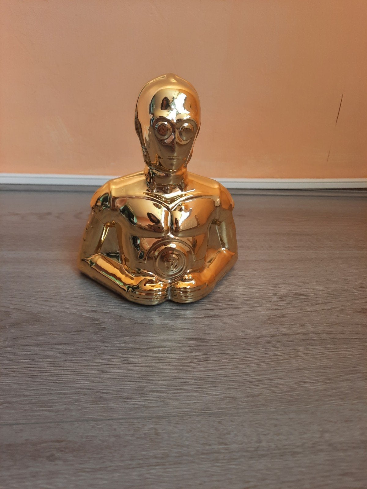 c-3po star wars spaarpot, Ophalen of Verzenden, Zo goed als nieuw, Steen, Aardewerk of Keramiek, Strip- of Tekenfilmfiguur
