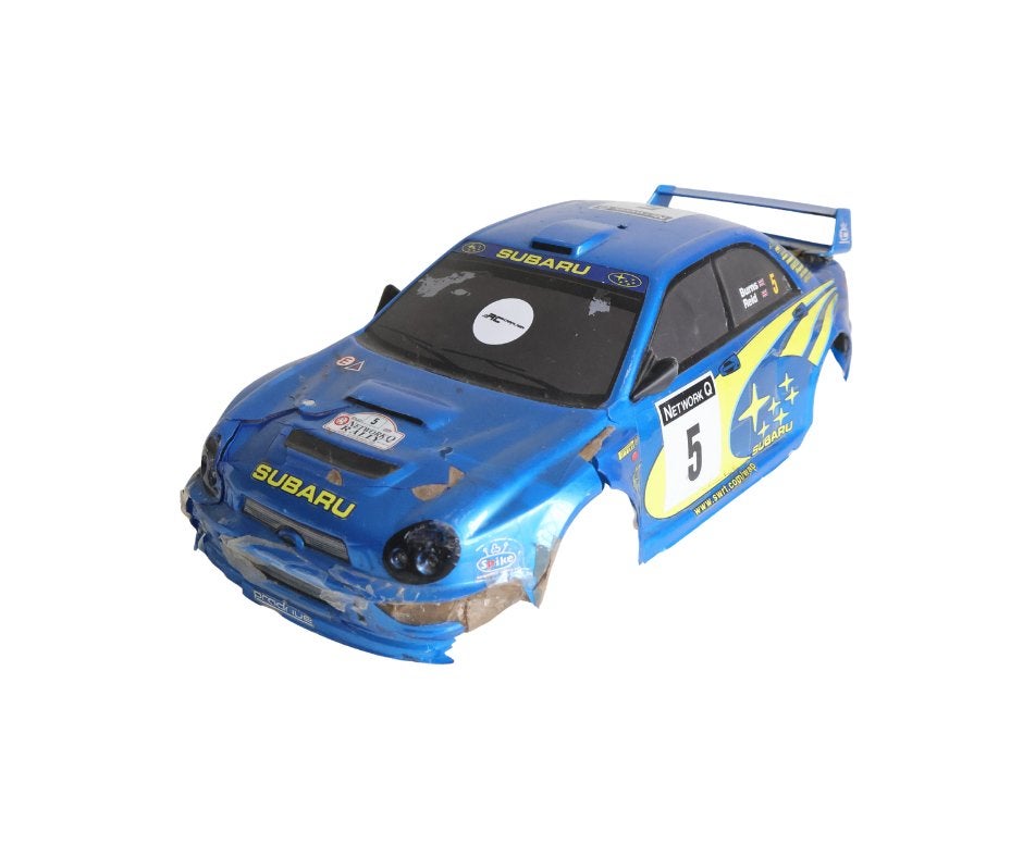 Tamiya Subaru STI body 1/10 rc auto, Verzenden, Gebruikt, Onderdeel