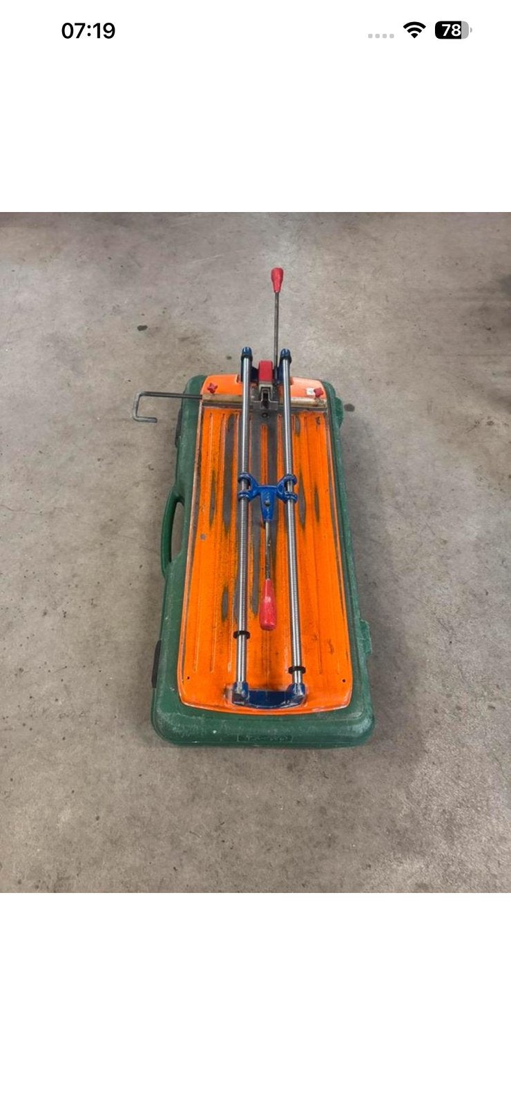 Rubi tegelsnijder ts 60, Ophalen, Overige materialen, 60 cm of meer, Zo goed als nieuw