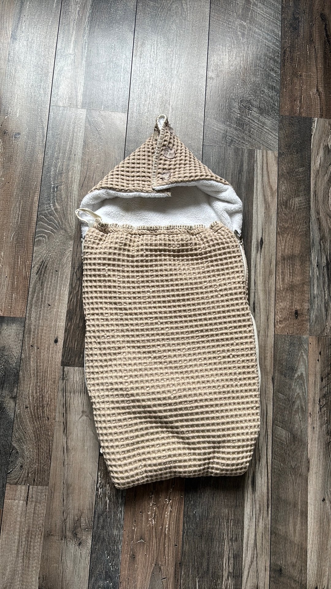 Deken voor maxi cosi / kinderwagen, Kinderen en Baby's, Ophalen, Koeka, Zo goed als nieuw, Beige