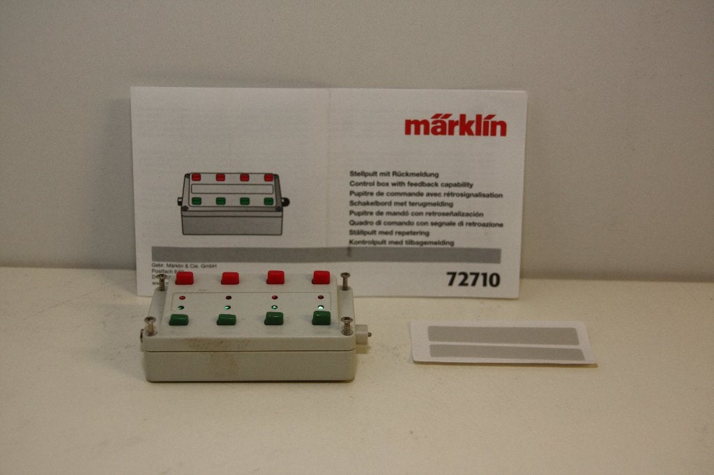Märklin schakelpaneel met terugmelding- 72710. Nieuw, Hobby en Vrije tijd, Modeltreinen | H0, Wisselstroom, Overige typen, Nieuw