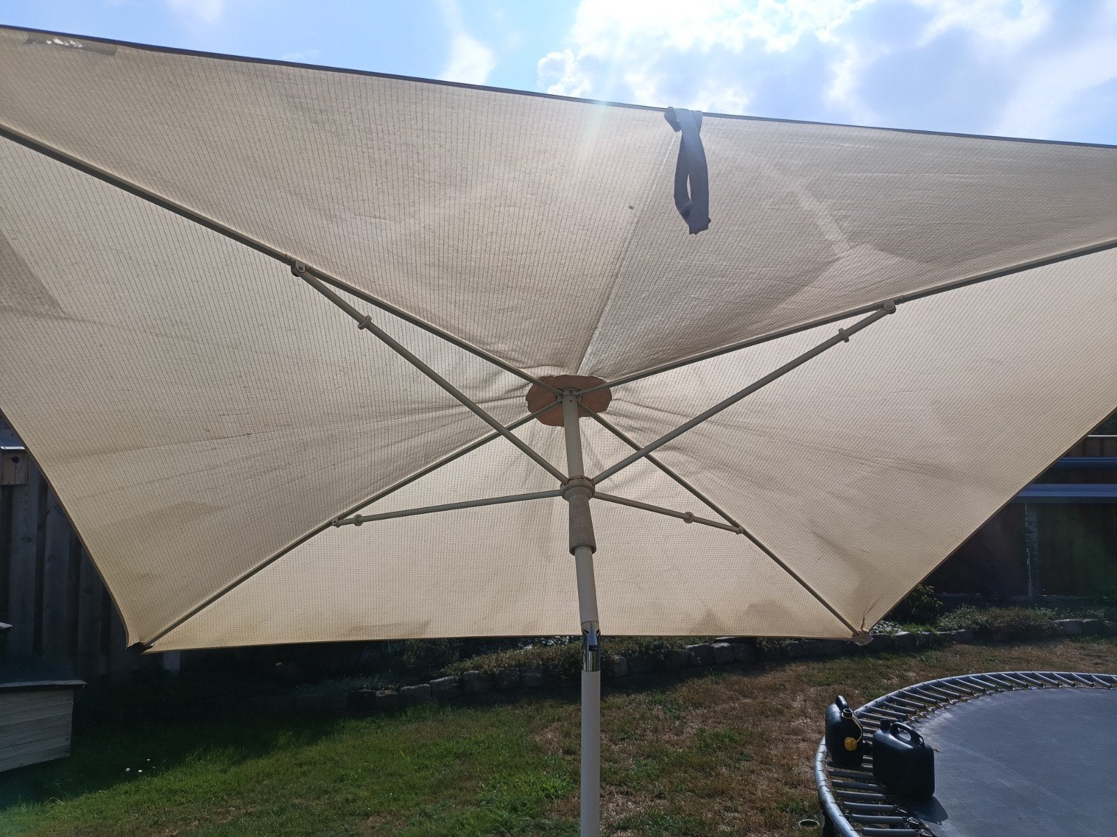 parasol, Ophalen