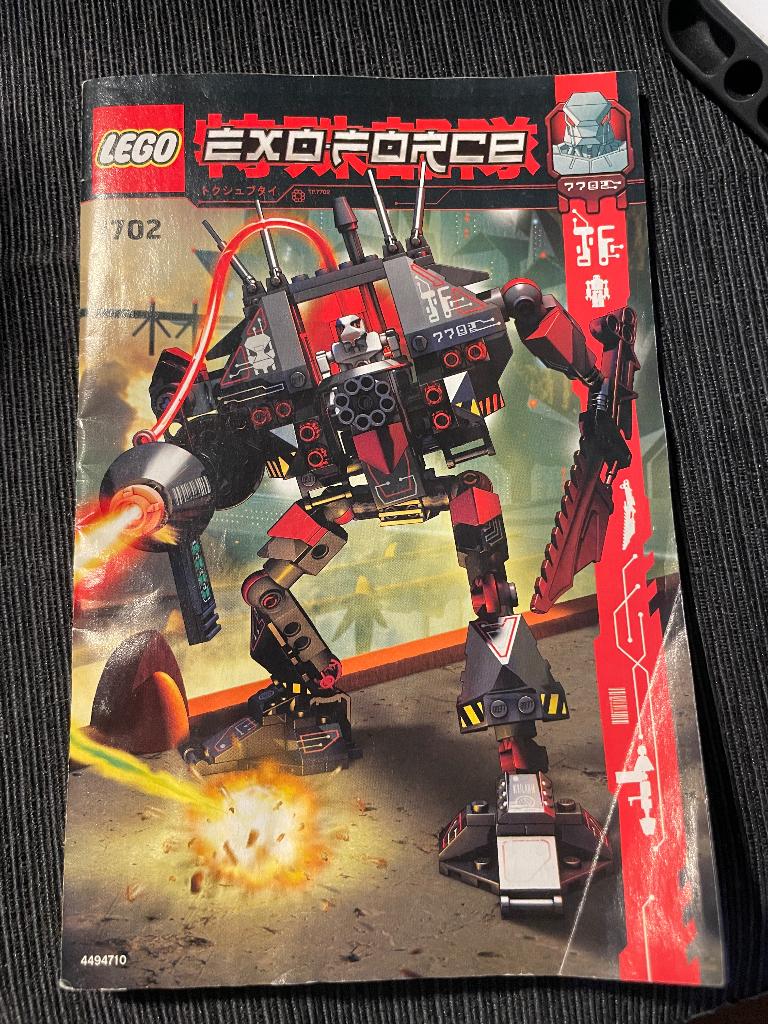 Lego 7702 Thunder Fury   Exoforce, Lego, Ophalen of Verzenden, Zo goed als nieuw, Complete set