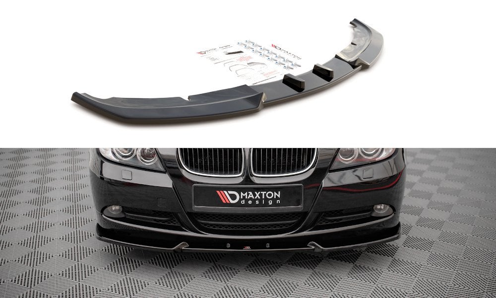 Voorlip splitter skirt achterlip spoiler - BMW E90 04-08, Ophalen of Verzenden