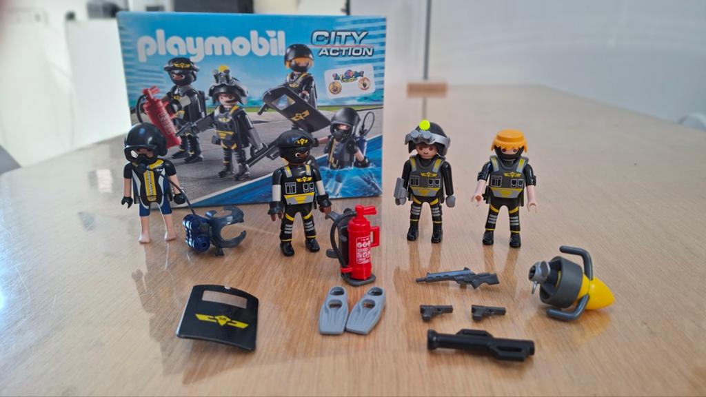 Playmobil City Action SWAT Team Set, Kinderen en Baby's, Speelgoed | Playmobil, Ophalen of Verzenden, Gebruikt