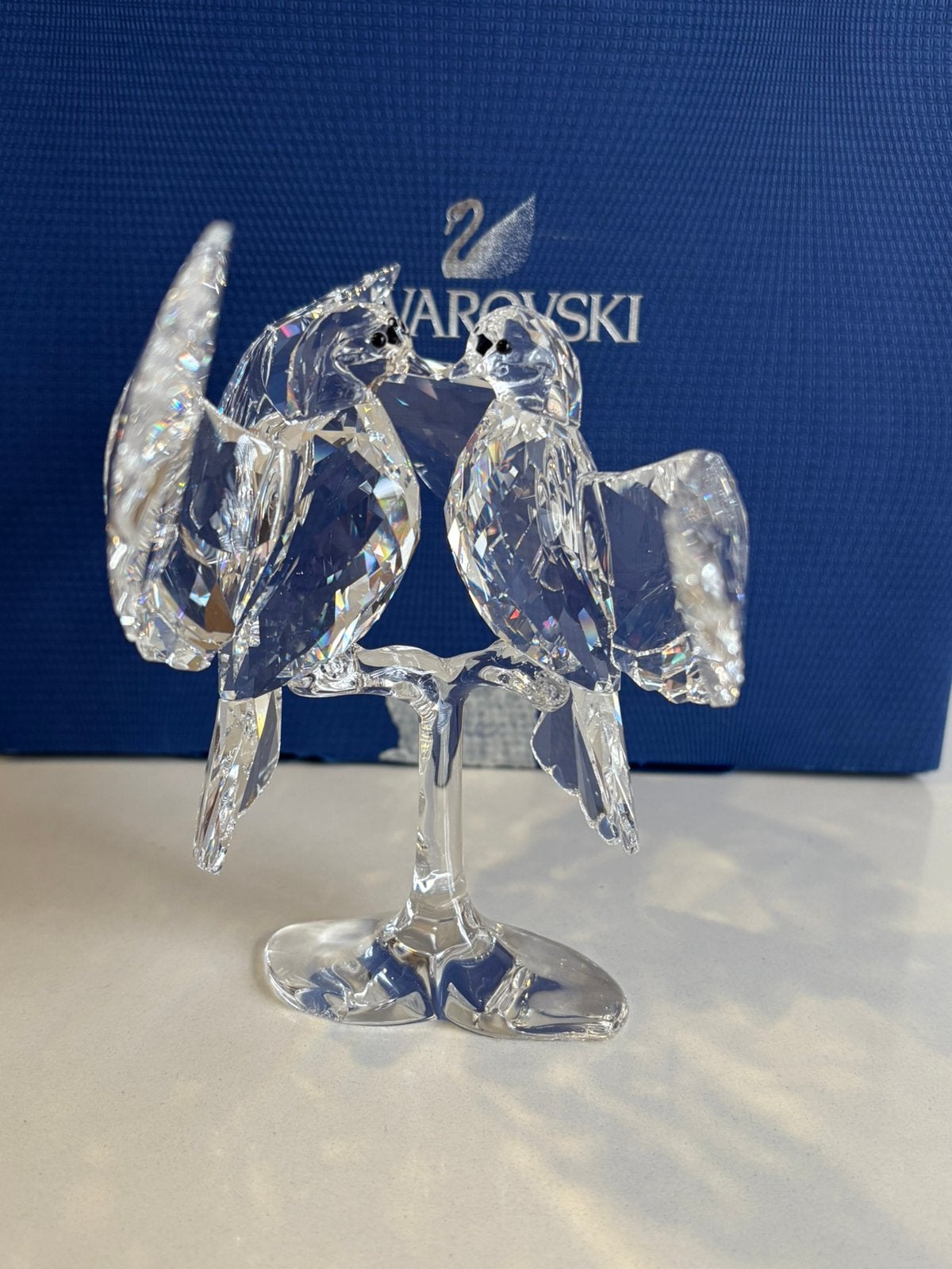 Swarovski tortelduiven, Ophalen of Verzenden, Zo goed als nieuw, Figuurtje