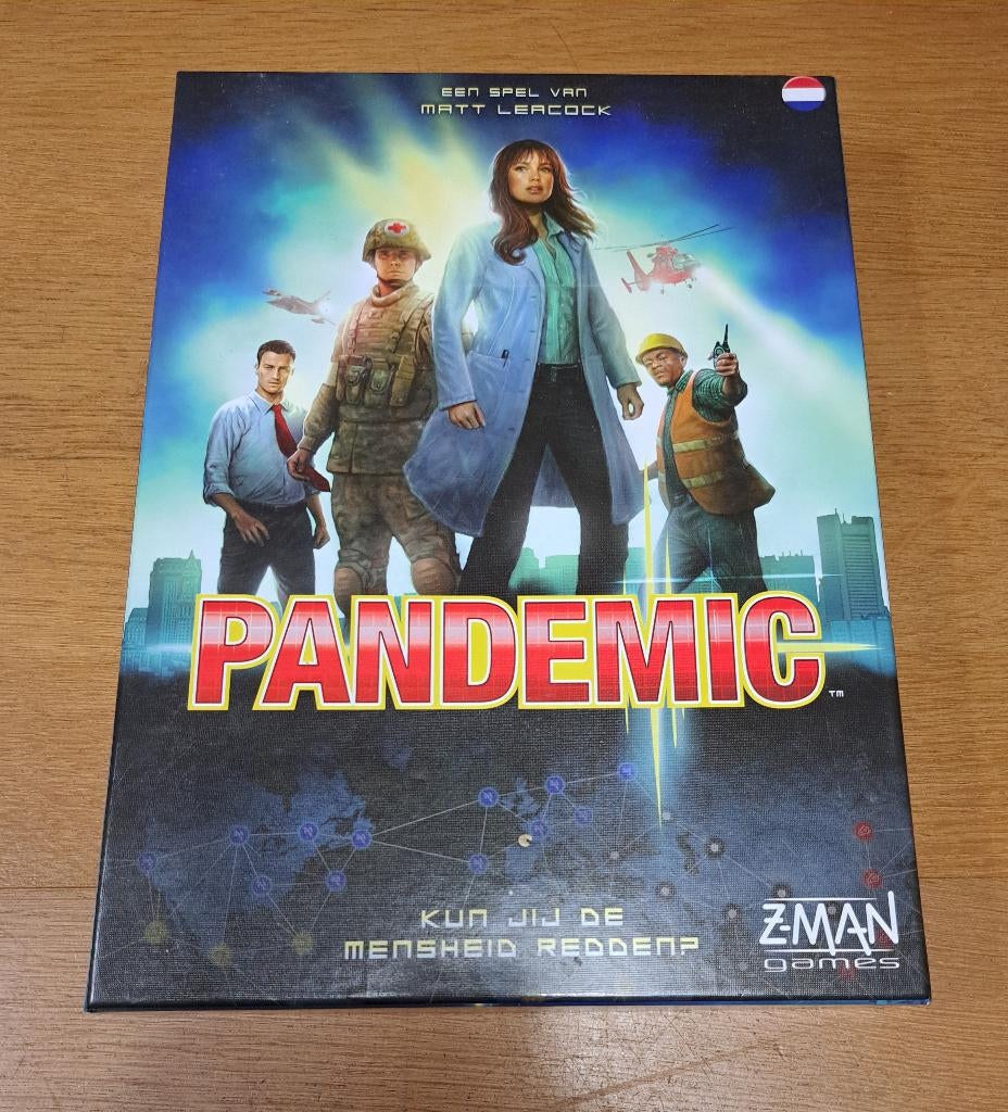 Pandemic (NL) - Pandemie - Z-man games, Hobby en Vrije tijd, Gezelschapsspellen | Bordspellen, Ophalen of Verzenden
