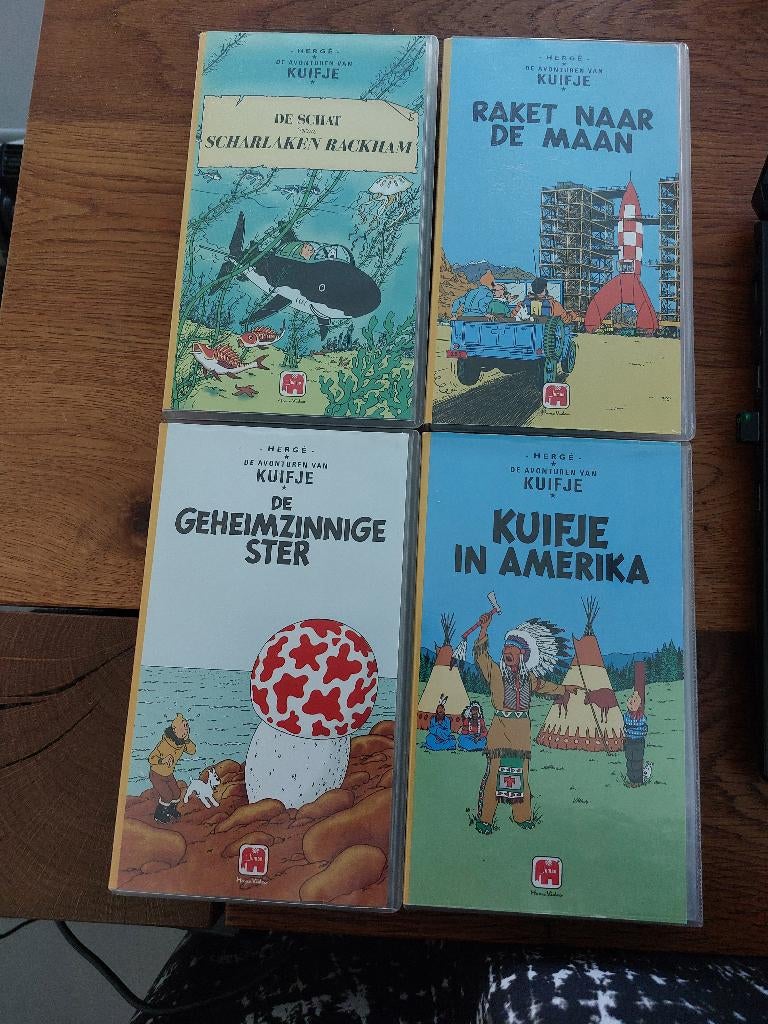Kuifje videobanden, Alle leeftijden, Ophalen, Zo goed als nieuw, Nederlandstalig