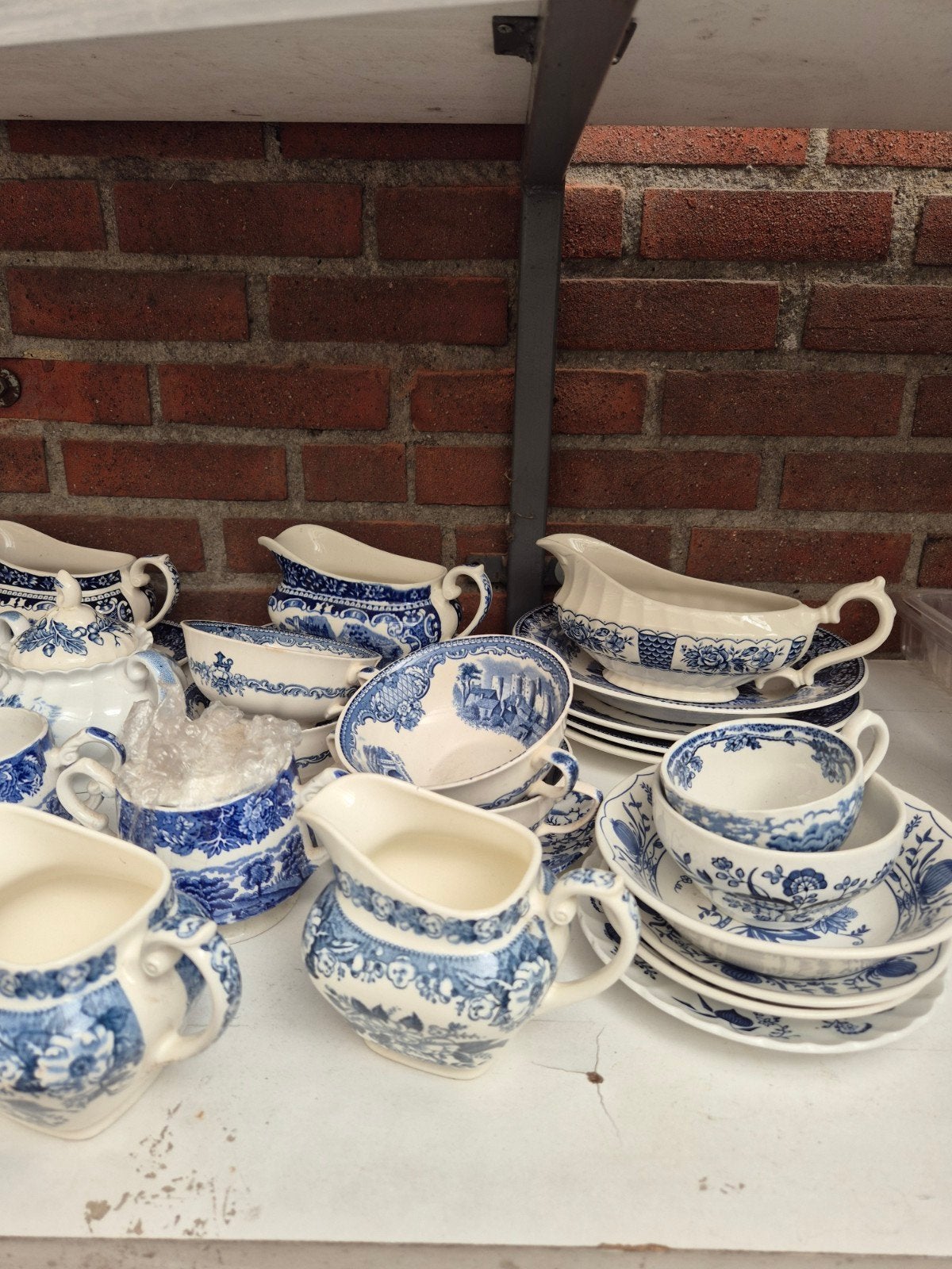 blauw porselein 50% korting, Ophalen
