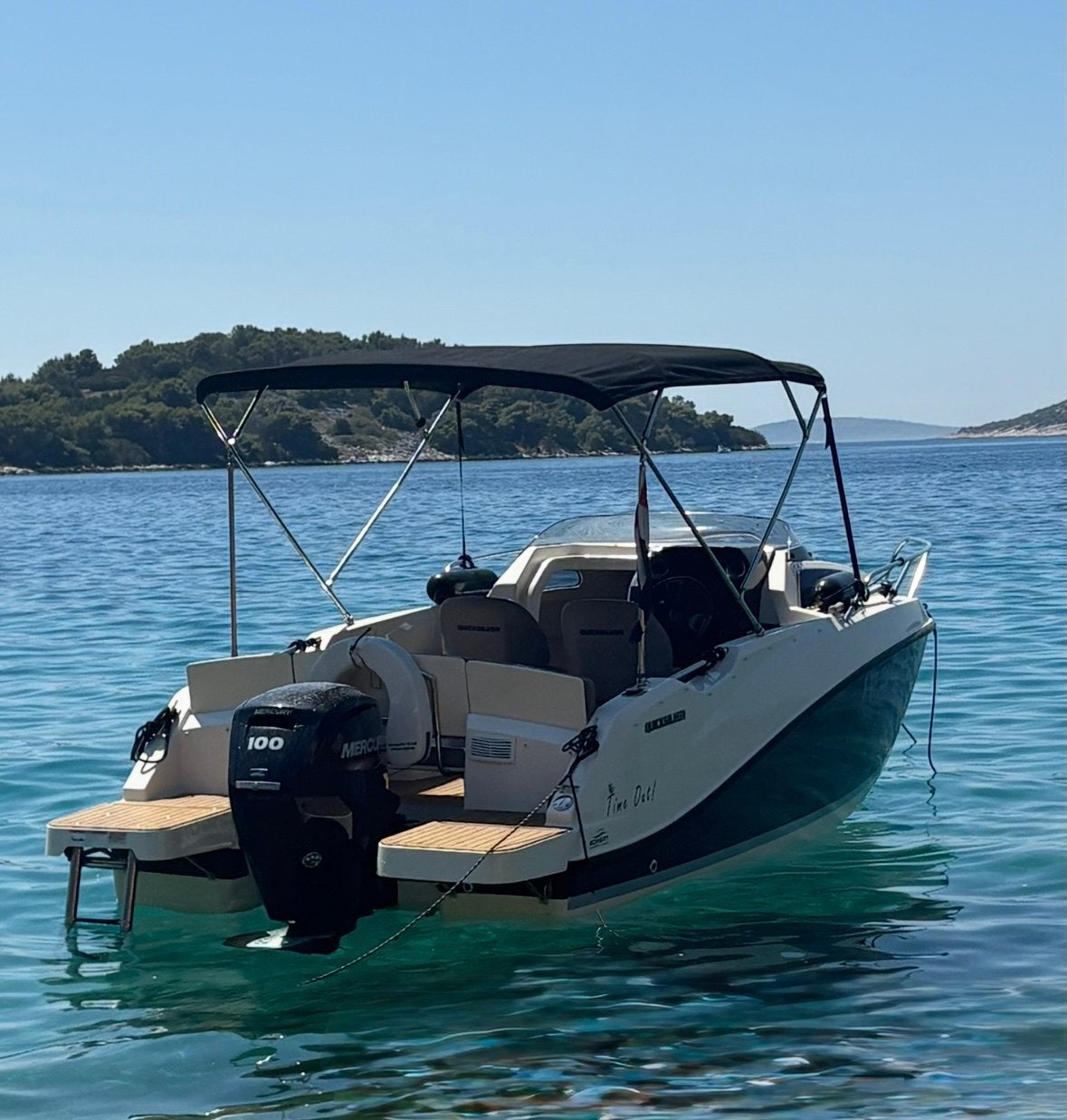 Quicksilver Cabin 555, Ophalen, Zo goed als nieuw, Quicksilver, Trailer