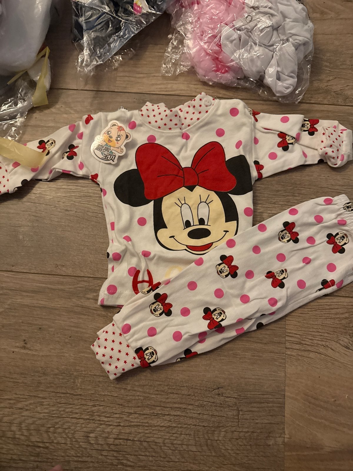 Minnie Mouse Pyjama Set voor Meisjes, Ophalen, Nieuw, Meisje