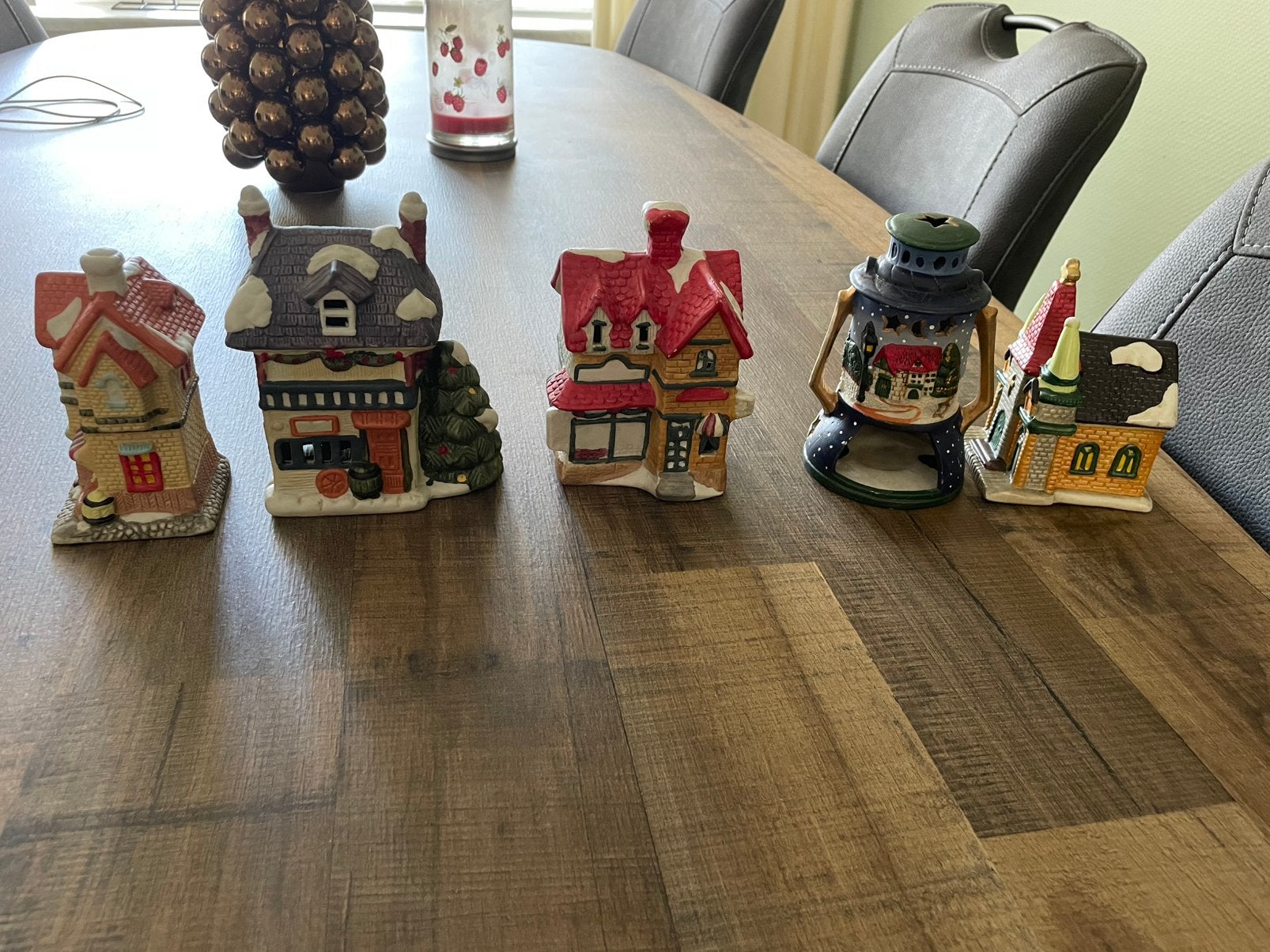 5 Kerstdorphuisjes | Mooie kerstdecoratie, Ophalen, Zo goed als nieuw
