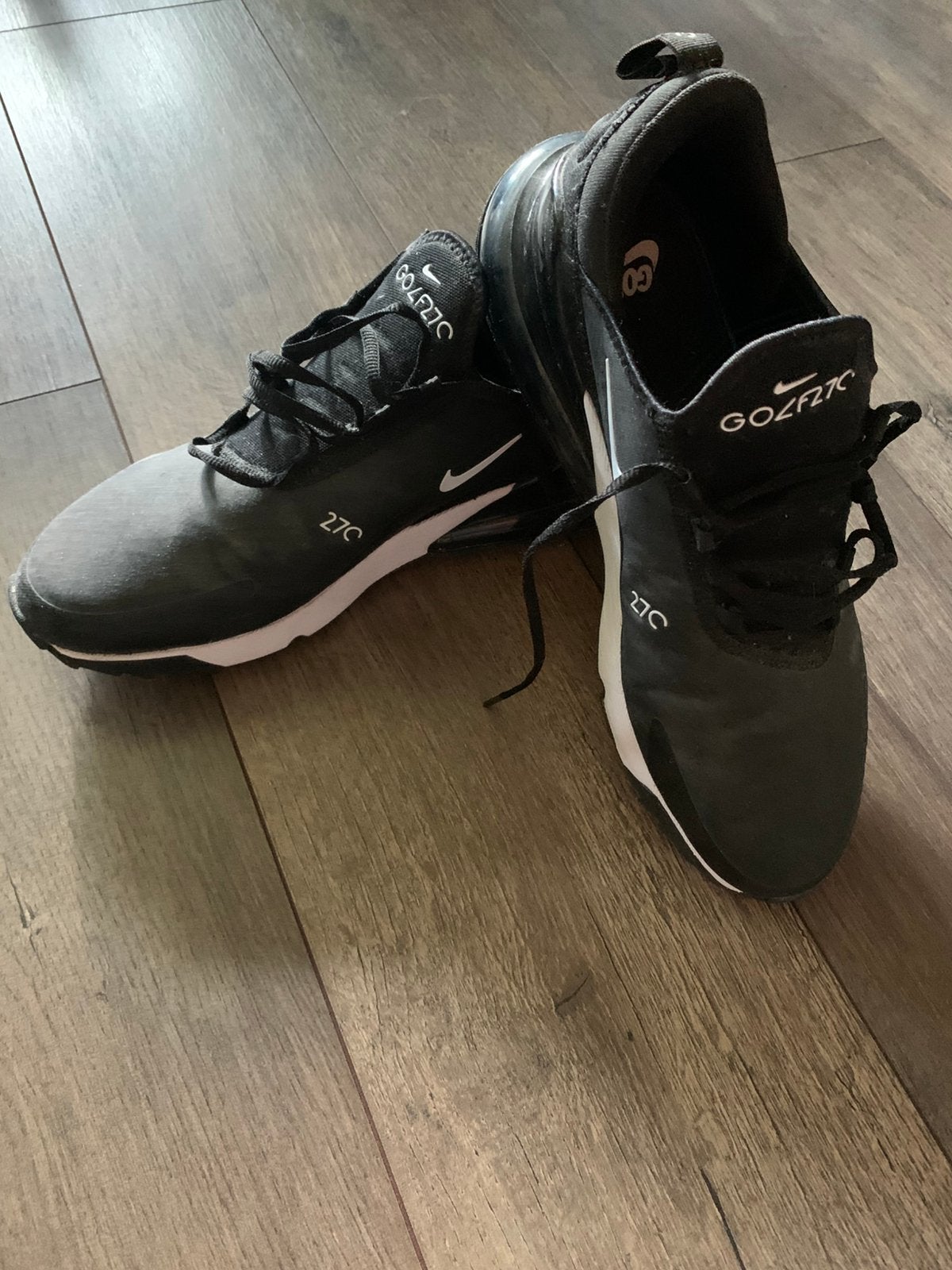 Golfschoenen zwart Nike Golf27C, Ophalen of Verzenden, Zo goed als nieuw, Schoenen