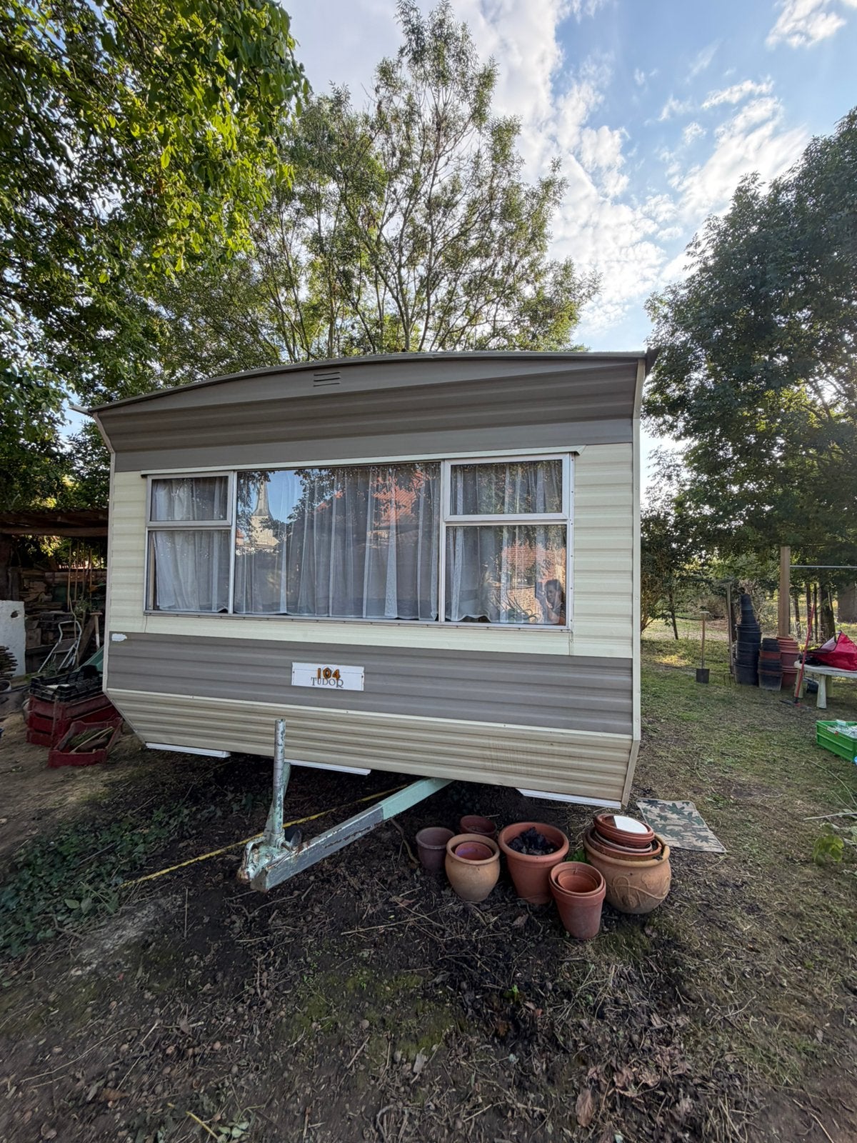 Stacaravan / staancaravan, Ophalen