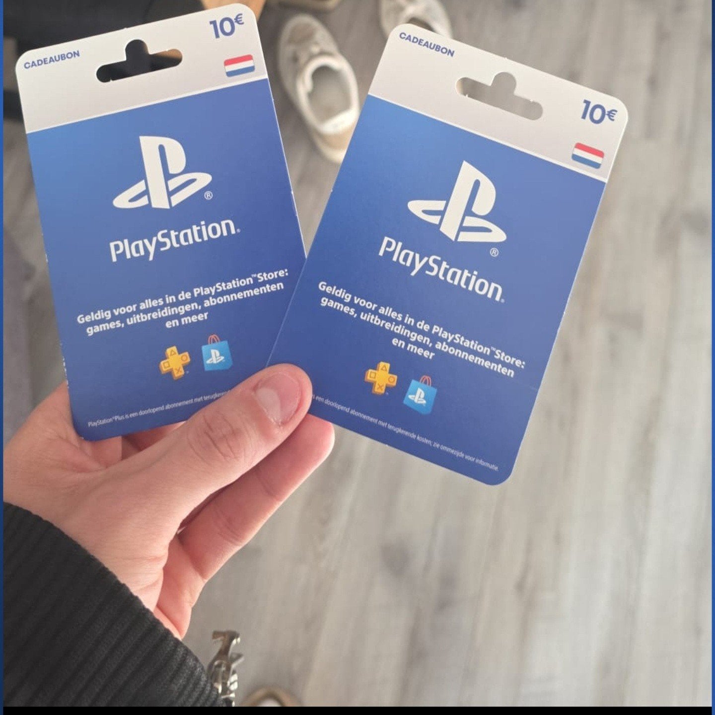 2x PlayStation Store Cadeaubon t.w.v. €10 (Nieuw), Ophalen of Verzenden, Nieuw, Overige genres, Online
