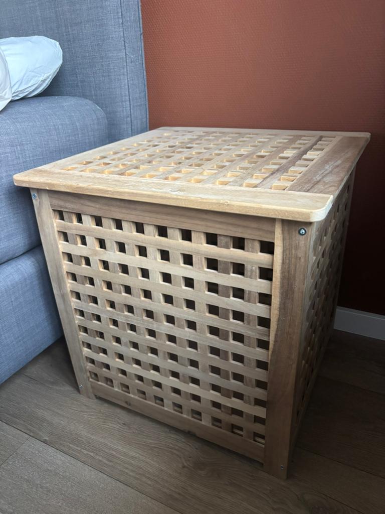 Bijzettafel ikea hol, Huis en Inrichting, Woonaccessoires | Kisten, Ophalen, Zo goed als nieuw, 50 tot 100 cm, Minder dan 50 cm