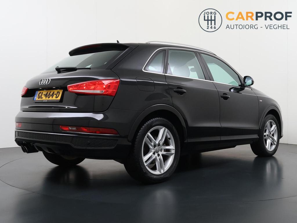 Audi Q3 1.4 TFSI CoD S Edition S-Line | NAP | Navigatie | LM, 1380 kg, 4 cilinders, 150 pk, Leder en Stof