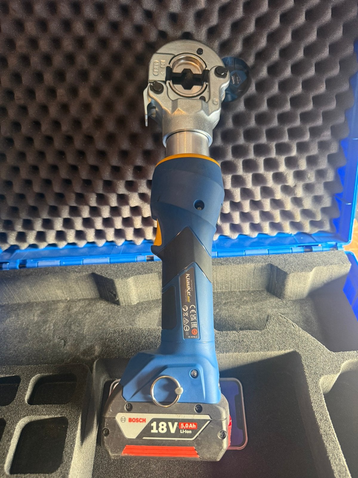 Klauke perstang hydraulisch, Doe-het-zelf en Verbouw, Ophalen of Verzenden, Zo goed als nieuw