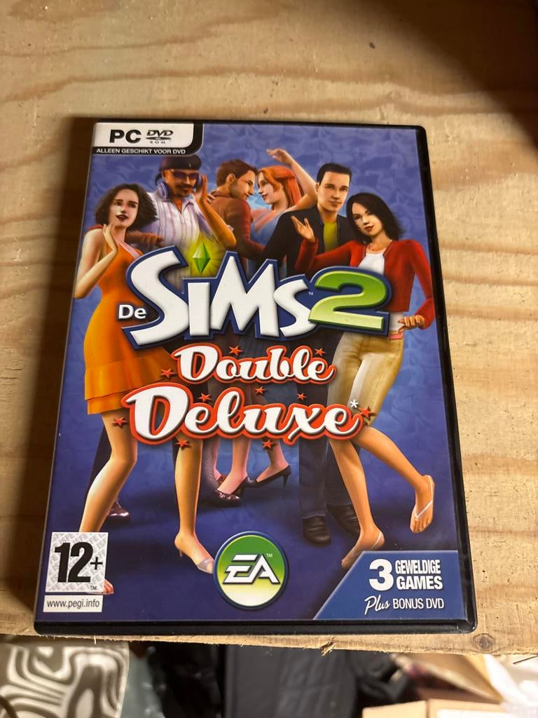 De Sims 2 Double Deluxe PC DVD - 3 games + bonus DVD, Spelcomputers en Games, Games | Pc, Gebruikt, 1 speler, Ophalen of Verzenden